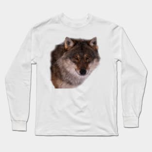 Wolf Face Long Sleeve T-Shirt